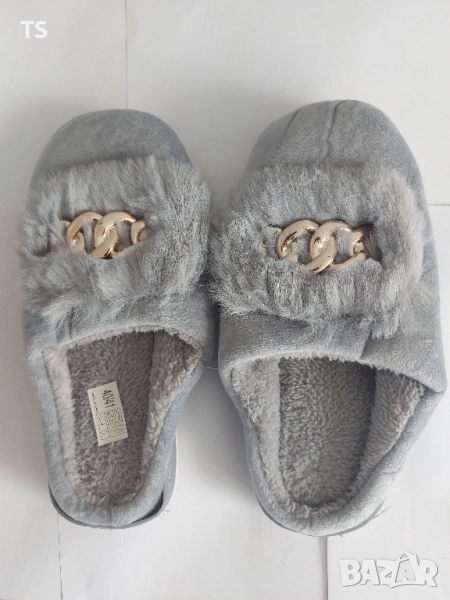 Пухкави дамски пантофи, снимка 1