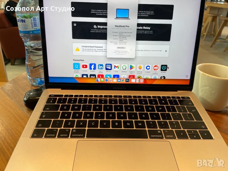 Продавам Mac Book 13 inch Two Tunderbold 3 ports, снимка 1