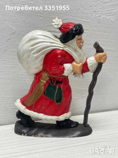 Винтидж стопер за врата от метал, снимка 1