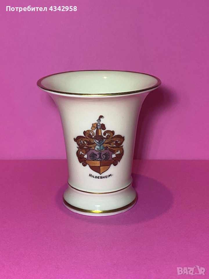 Bauer & Lehmann. 1935-1945 г. Малка ваза., снимка 1