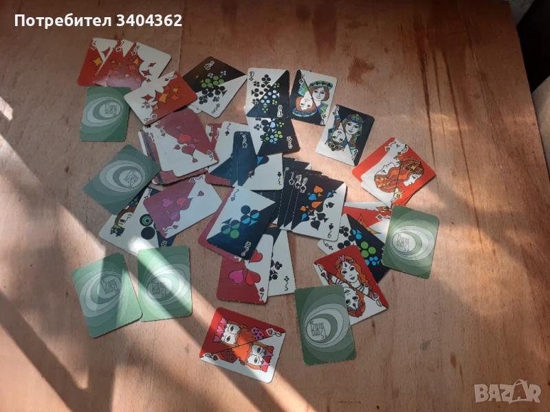 Стари мини колекционерски карти за игра, снимка 1