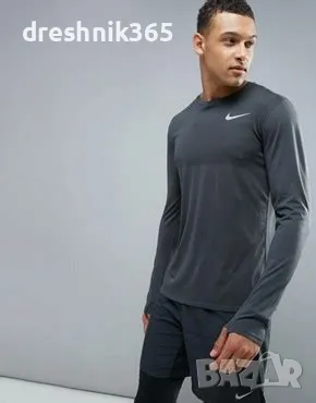 NIKE Running Zonal Cooling Спортна/Блуза Мъжка L, снимка 1