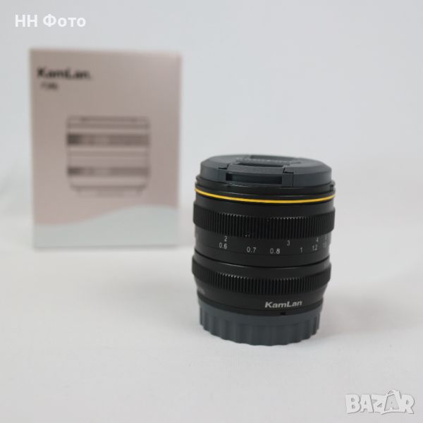 Обектив 50мм Sony E mount APS , Kamlan 50mm F1.1 , A6100 , A6400 и др., снимка 1