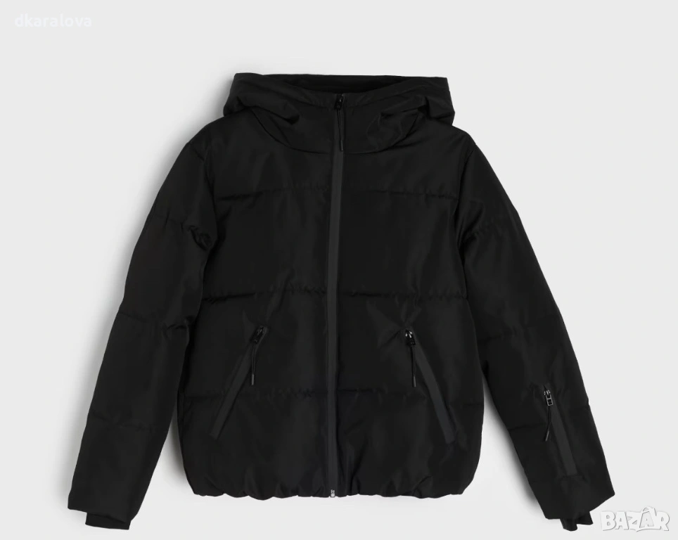 Дамско зимно яке с качулка, снимка 1