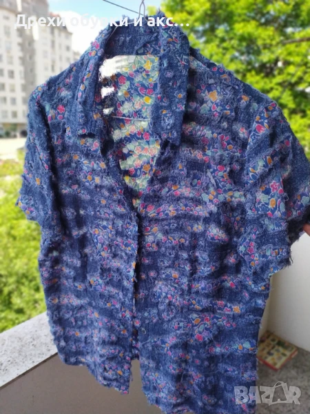 Тениска блузка потник дамска тениска дънкена блузка л-ХЛ, снимка 1