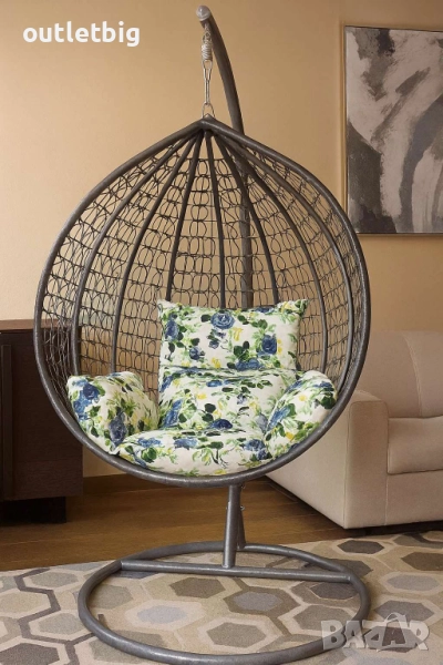Люлка градинска висяща люлка тип гнездо,яйце–Промоция, снимка 1