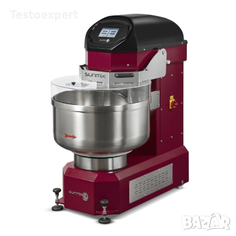 Професионален тестомесачен миксер 80 kg с 131л