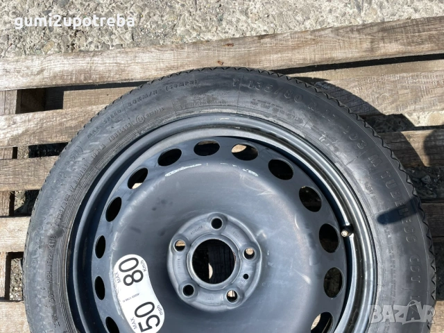 135/80/17 резервна джанта патерица 5х114,3 Renault Talisman Megane Nissan Leaf Pulsar, снимка 3 - Гуми и джанти - 54169644