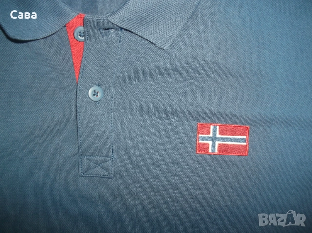 Тениски NAPAPIJRI  мъжки,Л-ХЛ-2ХЛ  /оранж,синя/, снимка 6 - Тениски - 50787407