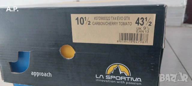 Туристически обувки LA SPORTIVA TX4 EVO, чисто нови, размер 43,5 , 28См, снимка 5 - Други - 54251679