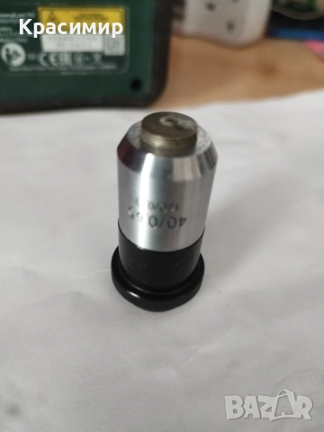 обектив за микроскоп carl zeiss 40x