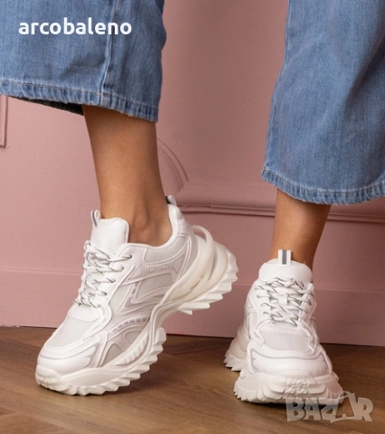 Дамски ниски маратонки Lirana с дебела подметка, 4цвята , снимка 9 - Маратонки - 53407258