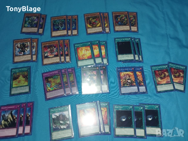 YU-GI-OH Fire king тесте, снимка 4 - Карти за игра - 53597395