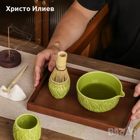 Комплект за чай матча Matcha 5 броя сет, снимка 4 - Други стоки за дома - 52090252