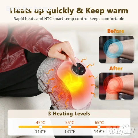 TJXVX Електрически масажор за коляно, снимка 4 - Други - 53745300