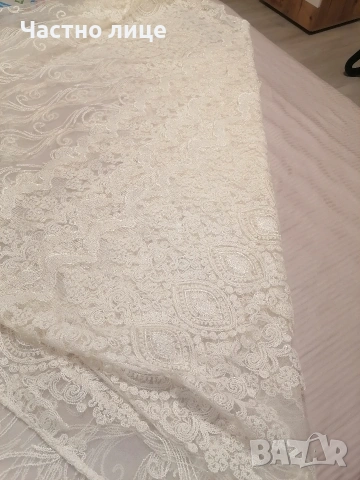 3/2,5 м. Ново перде екрю цвят, снимка 10 - Пердета и завеси - 53215695