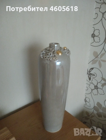 Керамична ваза ръчна изработка , снимка 4 - Вази - 51976257