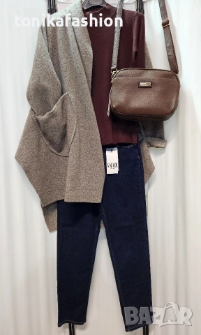 Олекотено палто тип пончо , снимка 4 - Палта, манта - 52550936