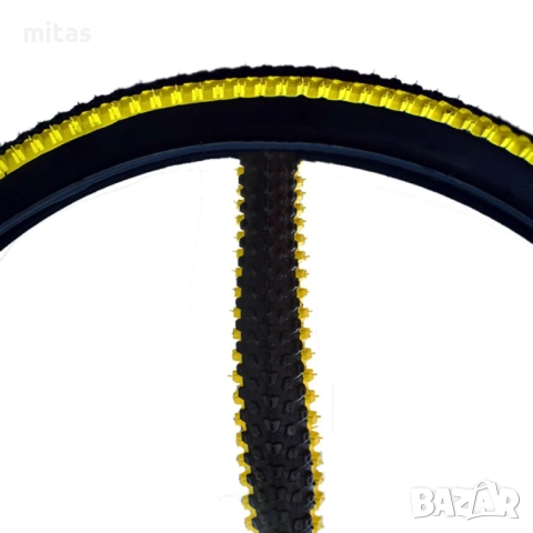 Външна гума за велосипед JURNEU (26 х 1.95) Цветни ивици, снимка 4 - Части за велосипеди - 21819930
