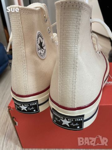 Converse chuck taylor дамски кецове чисто нови 36.5 цвят екрю, снимка 6 - Кецове - 46516414