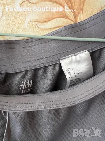 Сиви спортни къси панталонки с връзки L размер H&M 🩶, снимка 3 - Къси панталони и бермуди - 46982218