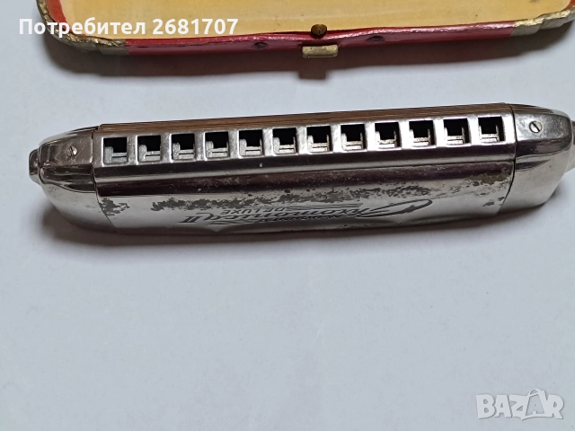 Стара хармоника М Hohner Chromonica ll Deluxe a'440, снимка 7 - Антикварни и старинни предмети - 52774068