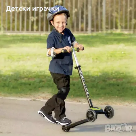 Тротинетка scooter SmarTrike T5 2в1, зелена/розова, снимка 3 - Скутери и тротинетки - 50088264