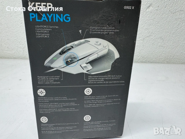 Мишка - Logitech G502 X / 910-006147, снимка 6 - Клавиатури и мишки - 53822545