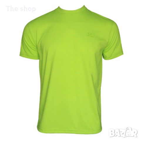 Памучна тениска в зелен цвят (003), снимка 1 - Тениски - 45451177
