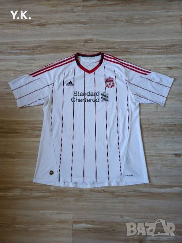 Оригинална мъжка тениска Adidas Climacool x F.C. Liverpool / Season 10-11 (Away), снимка 1 - Тениски - 45203809