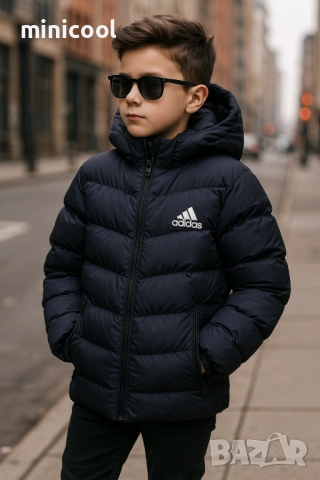 Ватирано яке Adidas , снимка 3 - Детски якета и елеци - 52539963