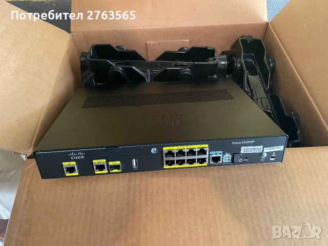 Продавам Cisco 892 FSP, снимка 2 - Рутери - 52801811