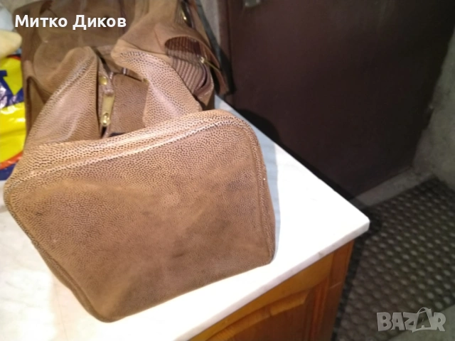 чанта сак  естествена кожа маркова на Comfort Quality 58Х31х22см, снимка 2 - Чанти - 53130159