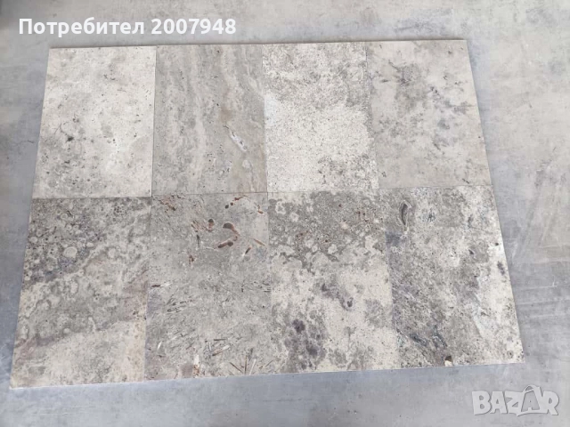 Травертин Силвър с размер 1.2/40.6/61 - 49 лв. м2 с ддс., снимка 9 - Облицовки - 52390655