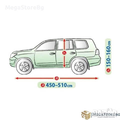 Покривало Kegel серия Mobile размер XL сиво за SUV, снимка 2 - Аксесоари и консумативи - 52008186