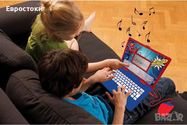 Lexibook  Двуезичен образователен лаптоп Spider Man на италиански/английски, снимка 2 - Образователни игри - 45399852