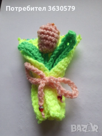 Изплетени с любов- Цвети, снимка 2 - Декорация за дома - 53643678