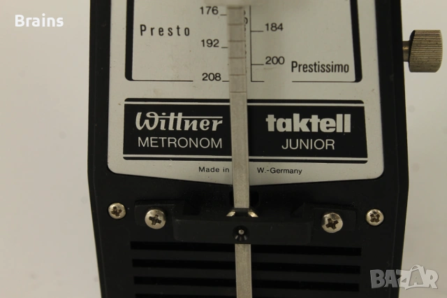 1960's WITTNER TAKTELL JUNIOR Немски Механичен Метроном Бакелит, снимка 4 - Антикварни и старинни предмети - 53685543