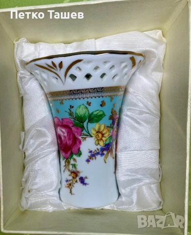 Порцеланова вазичка, снимка 3 - Вази - 53114417