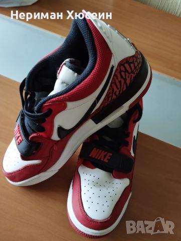 Маратонки,кожени на Nike Jordan , снимка 2 - Детски маратонки - 45591137