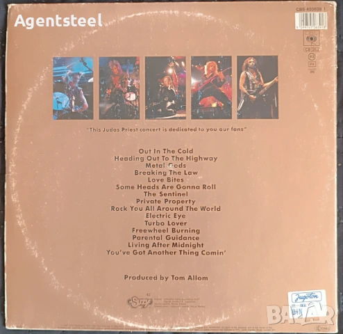 Грамофонна плоча PRIEST...LIVE!, снимка 2 - Грамофонни плочи - 54269638