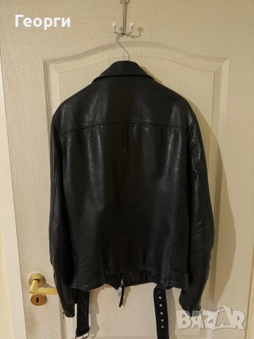 Кожено яке All Saints, размер М, естествена кожа, снимка 3 - Якета - 54246599
