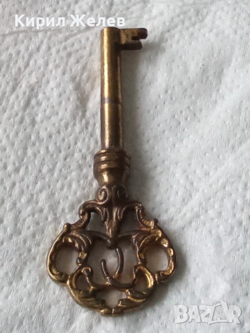 Стар рядък ключ за врата 53355, снимка 4 - Антикварни и старинни предмети - 53217472