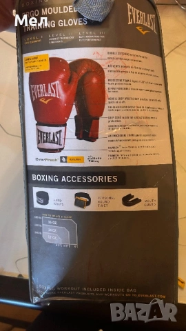 Боксови ръкавици Everlast 10oz, снимка 3 - Спортна екипировка - 53257294