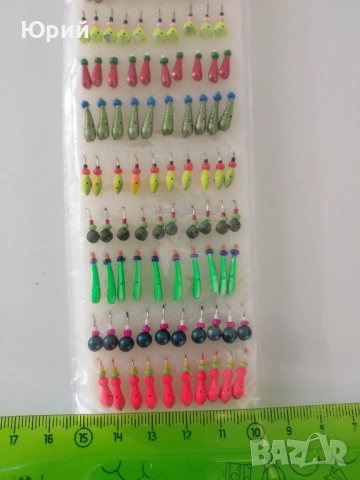  Комплект зимни примамки джигове 100 бр., снимка 7 - Такъми - 52912111