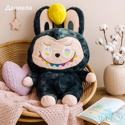 Голяма плюшена играчка Лабубу , снимка 4 - Плюшени играчки - 51075842
