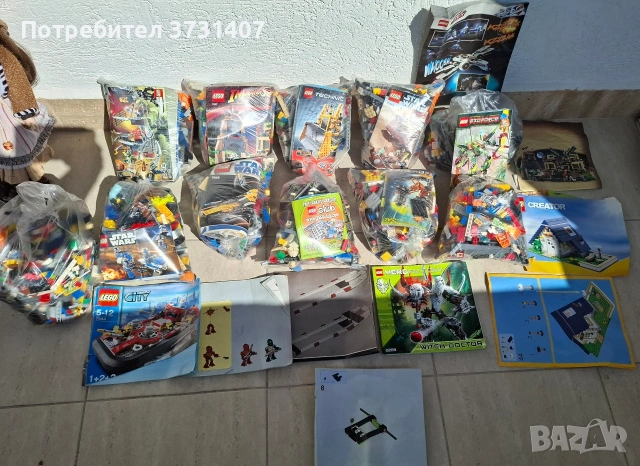 Колекция комплекти LEGO Star Wars,Technic,Indiana Jones и др.