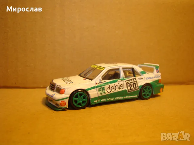 1/64 MICROCHAMPS MERCEDES BENZ 190 EVO РАЛИ МОДЕЛ КОЛИЧКА, снимка 1 - Колекции - 48493203