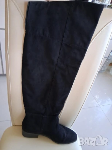 Нови дамски черни ботуши над коляното, снимка 3 - Дамски ботуши - 53904015