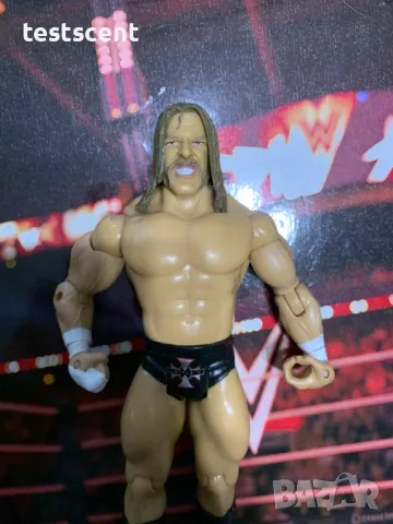 Екшън фигура WWE Triple H Трите Хикса Jakks Ring Rage Series играчка figure, снимка 3 - Колекции - 49553013